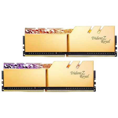 رم دسکتاپ DDR4 دو کاناله 3200 مگاهرتز CL16 جی اسکیل مدل Trident Z Royal RG ظرفیت 16 گیگابایت